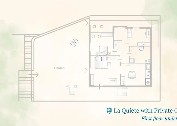 Appartement La Quiete With Private Garden By Rent Laglio